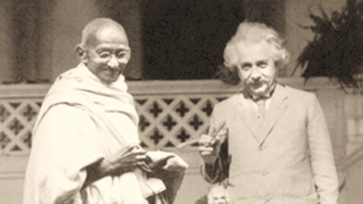 Namasté, Ghandi and Einstein